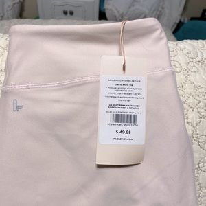 Fabletics! Pink, crop (ankle) leggings